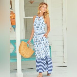 Cabana life Delray tie waist maxi